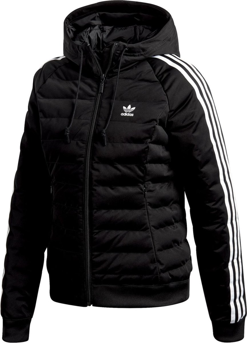 adidas Slim Jacket Sportjas Dames - Black | bol.com