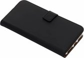 Luxe Softcase Booktype iPhone 8 Plus / 7 Plus hoesje - Zwart