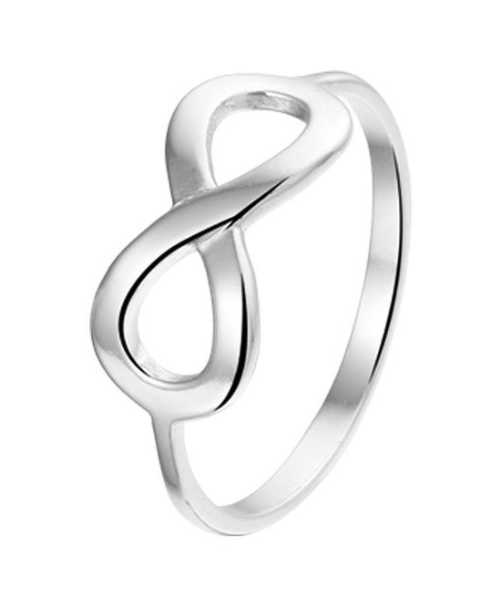 The Kids Jewelry Collection Ring Infinity - Zilver Gerhodineerd