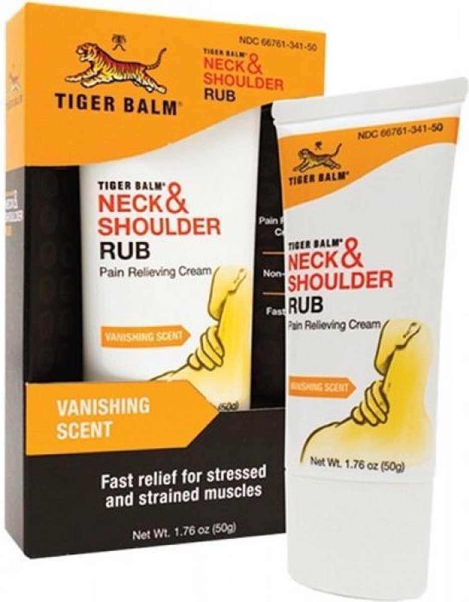 Tiger Balm Tijgerbalsem Neck & Shoulder Rub - tube 50 gram - Tiger Balm