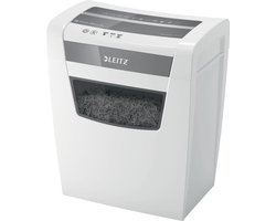 Leitz IQ Home Office Papierversnipperaar voor Thuis - P-4 Cross Cut Snippers - Invoer tot 10 A4-Vellen - Wit