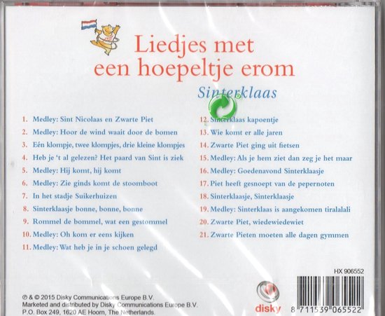 Liedjes met een hoepeltje erom Sinterklaas, nvt | Muziek | bol.com