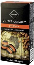 Rioba Sidamo Ethiopische koffie capsules 11 stuks