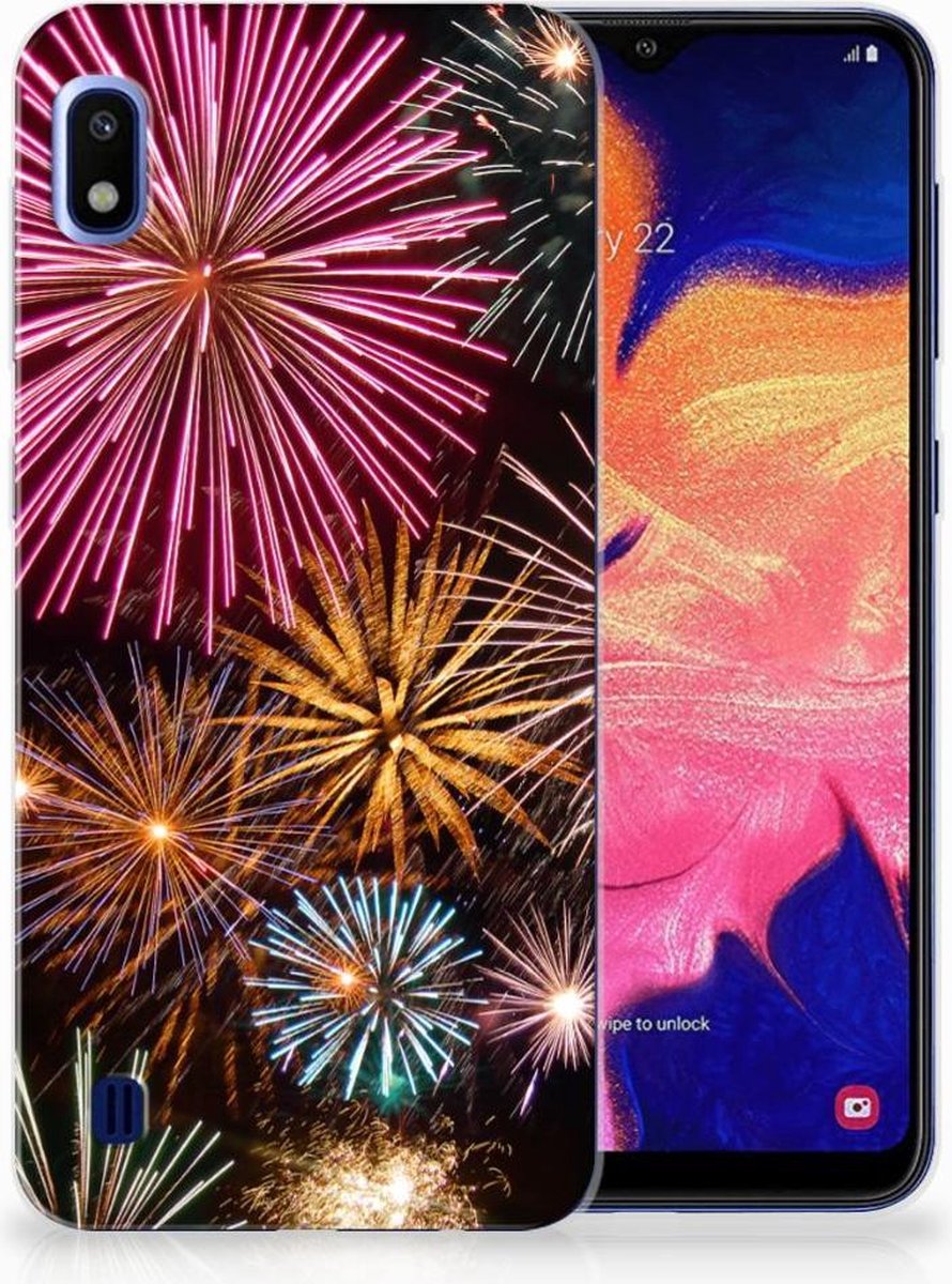 Samsung Galaxy A10 Silicone Back Cover Vuurwerk