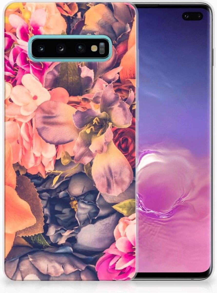 TPU Hoesje voor Samsung Galaxy S10 Plus TPU Case Bosje Bloemen