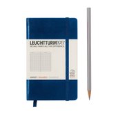 Leuchtturm1917 Notitieboek - Pocket - Geruit - Navy Blauw