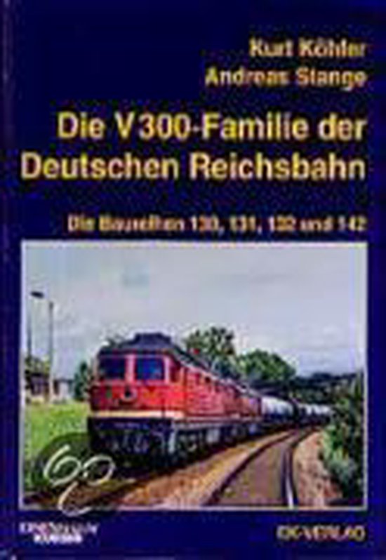 Boek 'Die V300-Familie der Deutschen Reichsbahn' met een rode locomotief op de cover.