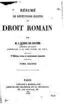 Resume de repetitions ecrites de droit romain