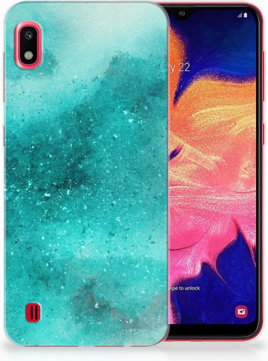 Hoesje maken Samsung Galaxy A10 Painting Blue