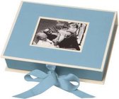 Semikolon Foto Opbergbox Formaat 20 7 X 15 3 X 4 7 Cm Small Kleur Blauw