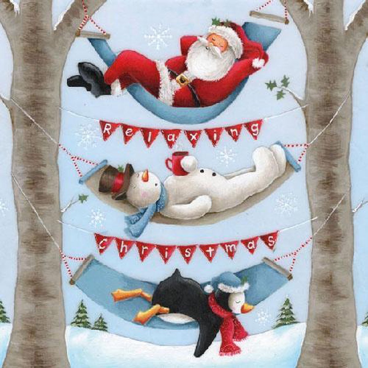 Ambiente Kerst Servetten 33x33cm - 20 Stuks - Luxe 3-Laags Papier