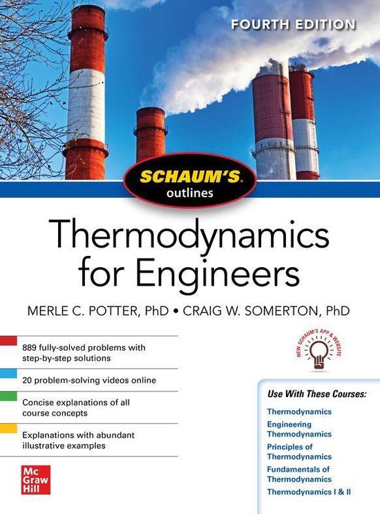 Schaums Outline of Thermodynamics for Engineers, Fourth Edit ... - cover
