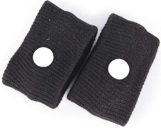 Anti-wagenziek bandjes | 1 paar | zwart