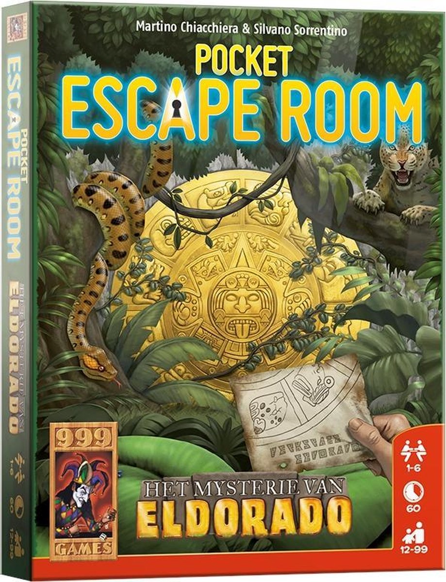 Pocket Escape Room: Het Mysterie van Eldorado Breinbreker - 999 Games