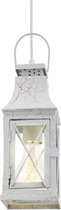 EGLO Vintage Lisburn - Hanglamp - 1 Lichts - Antiek Wit - Helder Glas