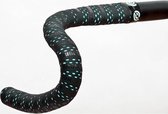 Bikeribbon Stuurlint PU Color Perf Zwart - Celeste