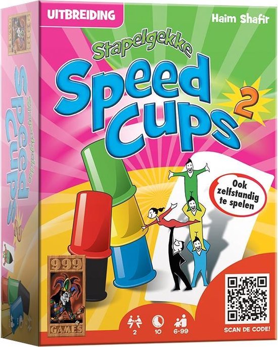 Stapelgekke Speed Cups 2 spelers Actiespel - 999 Games