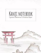 Kanji Notebook Symbols Reference & Practice Paper