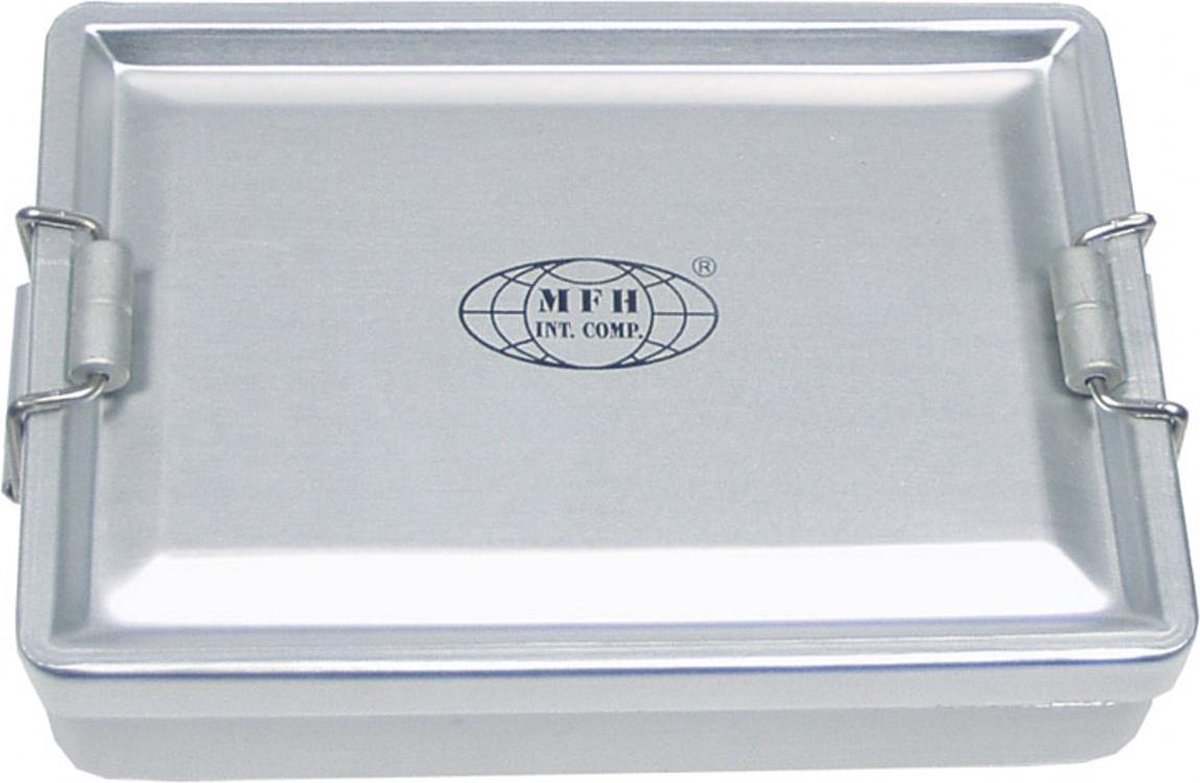 MFH - Opbergbox -  Aluminium  -  Lichtgewicht  -  Waterdicht  -  Zilverkleurig