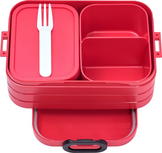 Mepal Bento Take a Break Midi Lunchbox - 0.9L - Nordic Red
