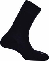77% Merino Wollen Sokken S15 L/R - Zwart - Maat 35/38 - 2 Paar