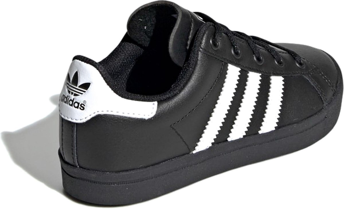 adidas Coast Star Sneakers - Maat 31 - Unisex - zwart/wit | bol.com