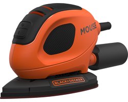 BLACK+DECKER Mouse BEW230-QS detailschuurmachine - 55W - incl. 6 schuurvellen