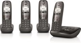 Gigaset A475A - Quattro DECT telefoon - met antwoordapparaat - Zwart