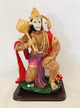 Hanoeman ( Engels: Hanuman) is in het hindoeïsme een godheid die de gedaante heeft van een sprekende aap. full color 12x9x19.5cm Handgeschilderd exemplaar van hanoeman - hanuman-Di