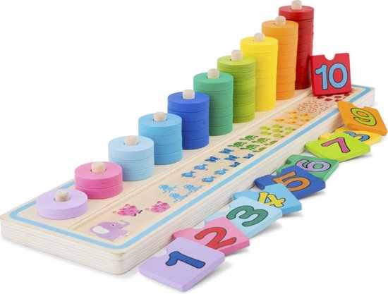 New Classic Toys Educatief Spel Leren Tellen van 1 t/m 10