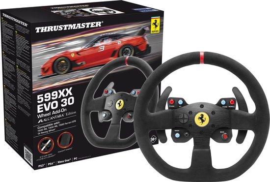 Thrustmaster 599XX EVO 30 – Racestuur Add-On – Geschikt voor PS4, PS5, PC, Xbox One + Series S & X