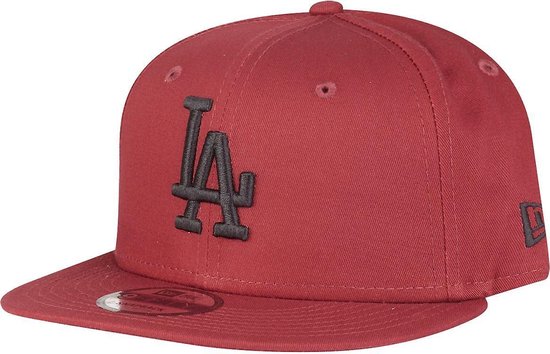 New Era Snapback Cap 9FIFTY Cardinal-Black LA Dodgers Rood | bol.com