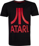 Atari Heren Tshirt -M- Red Logo Zwart