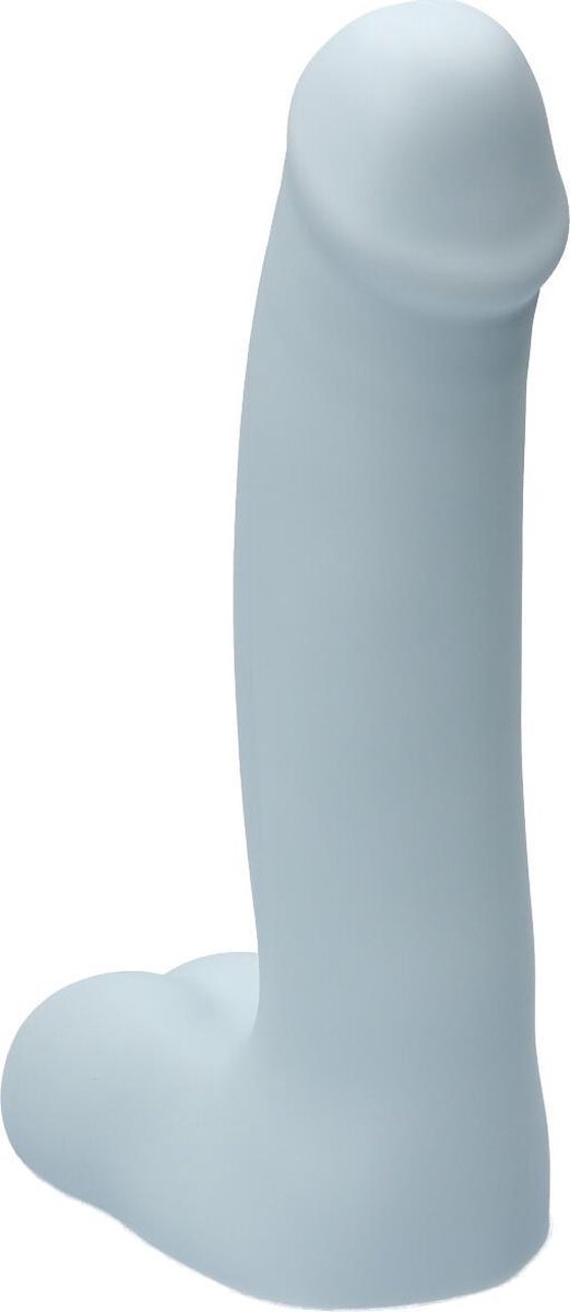 Goedkoopste Ylva & Dite - Helios - XL Siliconen dildo met balzak - Made in Holland - Pastel Blauw