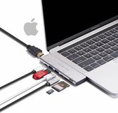 PEPPER JOBS USB C HUB TCH-MBP7 - usb c adapter - usb c naar hdmi - usb c naar usb - usb c naar usb a - usb c oplader - macbook air m1
