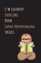 I'm Silently Judging Your Canoe Orienteinging Skills