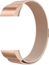 Adge® Milanees bandje - Fitbit Charge 2 - Rose Gold