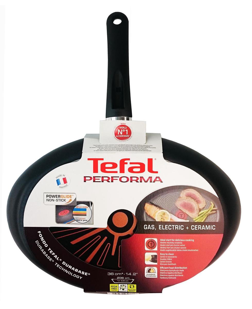 Tefal Performa Vispan - 36x25 cm - anti-aanbak - Thermospot | bol