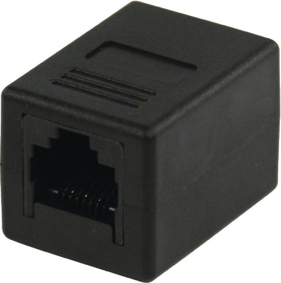 CAT5 Netwerk Adapter RJ45 (8/8) Female - RJ45 (8/8) Female Zwart