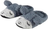 Kinder dieren pantoffels/sloffen lama/alpaca grijs slippers 30/31