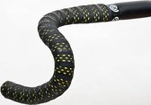 Bikeribbon Stuurlint PU Color Perf Zwart - Geel