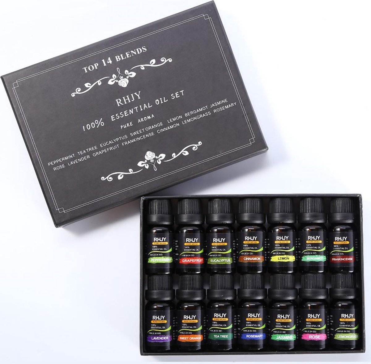 Goedkoopste Etherische Oliën 100 Puur en Natuurlijk - 14 delig - Geschikt voor Aroma Diffuser| Essentiële Olie Set