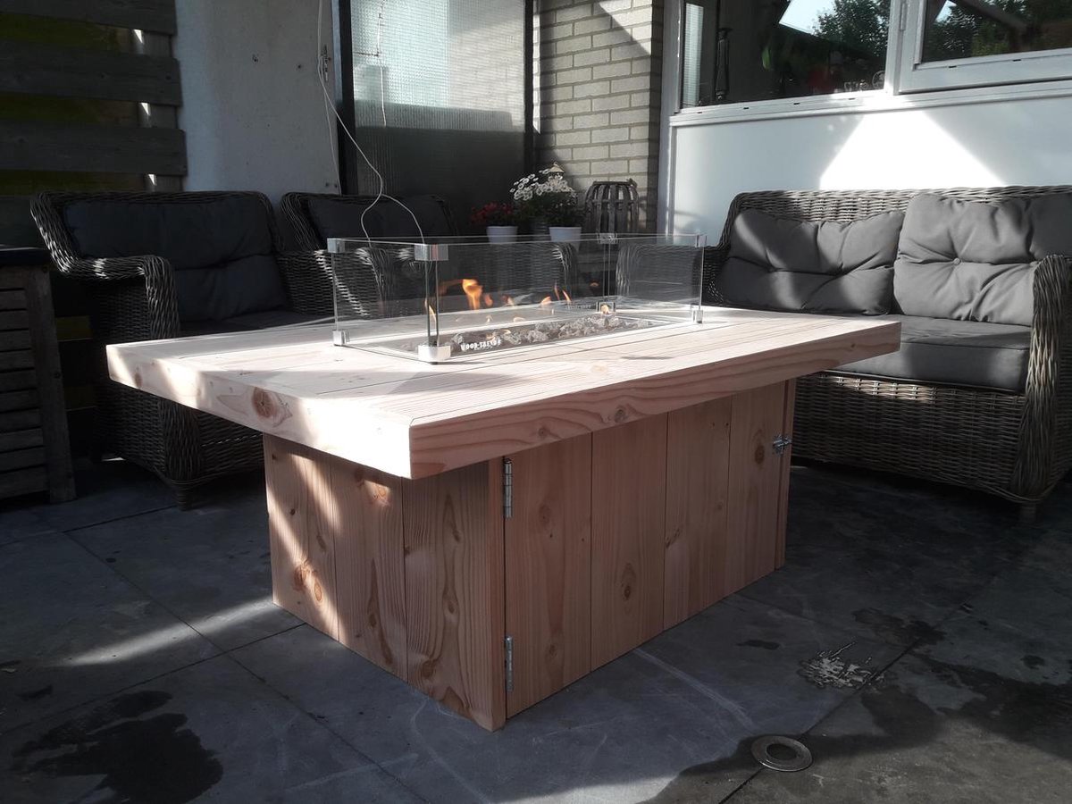 Vuurtafel Tree Douglas 80x120x50