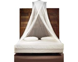 Muskietennet voor Over het Bed – Klamboe – Muggen Net – Geschikt voor 1 Persoons Bed en Twijfelaar - 40 x 230 x 630 cm