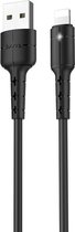 HOCO X30 Star USB naar Lightning 2.0A kabel 1,2 meter zwart - voor Apple iPhone en iPad