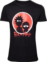 Rick & Morty - Silhouette T-Shirt - Zwart - M