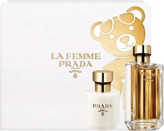 Prada La Femme Giftset - 50 ml eau de parfum spray + 100 ml bodylotion -  cadeauset... | bol.com