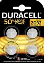 6 blisters Duracell CR2032 Knoopcelbatterijen - 4 stuks