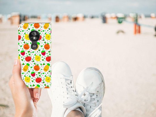 Coque Motorola Moto E5 Play Standcase Design Fruits