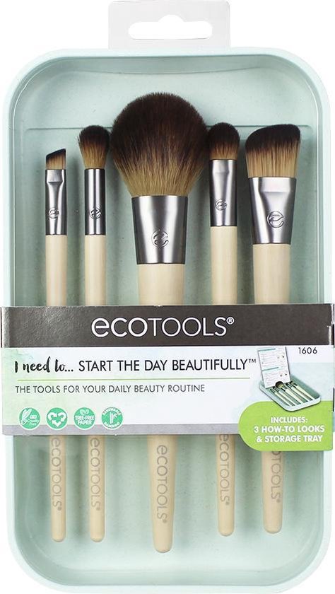 Ecotools Start The Day Beautifully Kit - Make-up kwastenset |